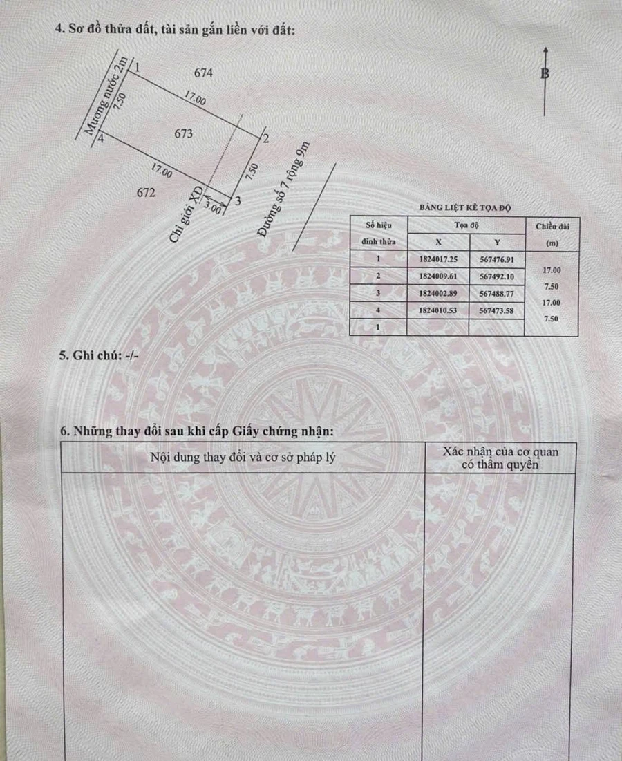 Bán đất 127,5m² khu quy hoạch Phước Linh, Huế - Ảnh thu nhỏ 3