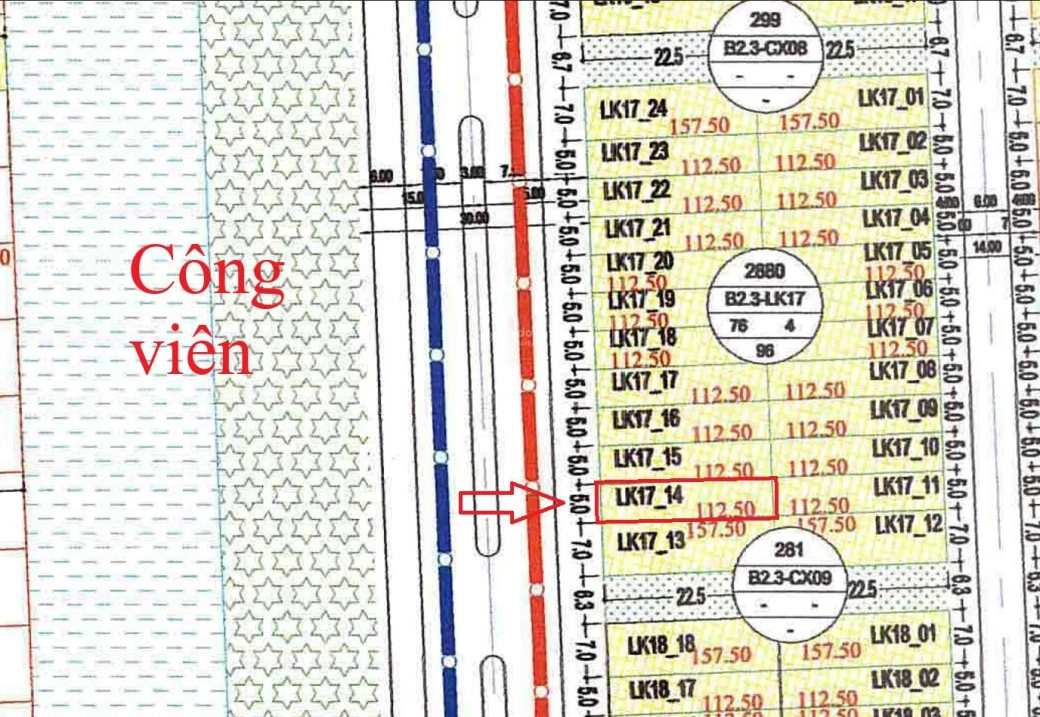 Chính chủ bán 3 lô đất vị trí đẹp tại KĐT Thanh Hà mặt tiền 7m - đường 25m - đường 30m - Ảnh thu nhỏ 3