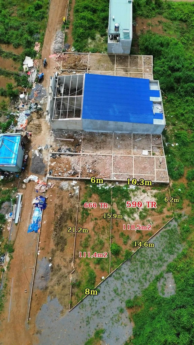 Bán đất sổ riêng 118m² Sông Trầu, Trảng Bom, Đồng Nai - Ảnh thu nhỏ 2