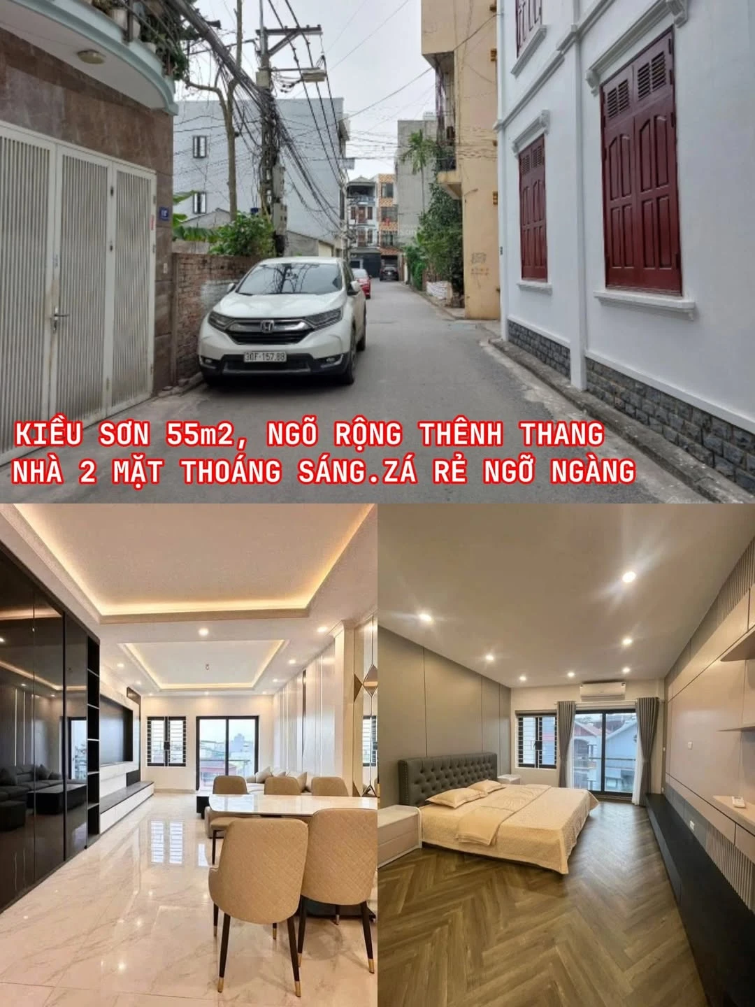 Bán nhà Kiều Sơn 55m2, 2 mặt thoáng 3,4 tỷ - Ảnh 1