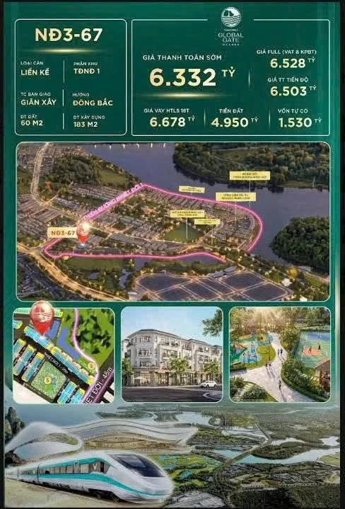 Bán liền kề Vinhomes Hạ Long Xanh 60m2, 6.528 tỷ - Ảnh thu nhỏ 2