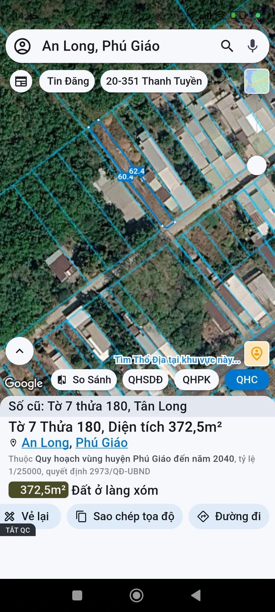 Bán lô góc chợ 373m² Phú Giáo 1,1 tỷ - Ảnh thu nhỏ 2