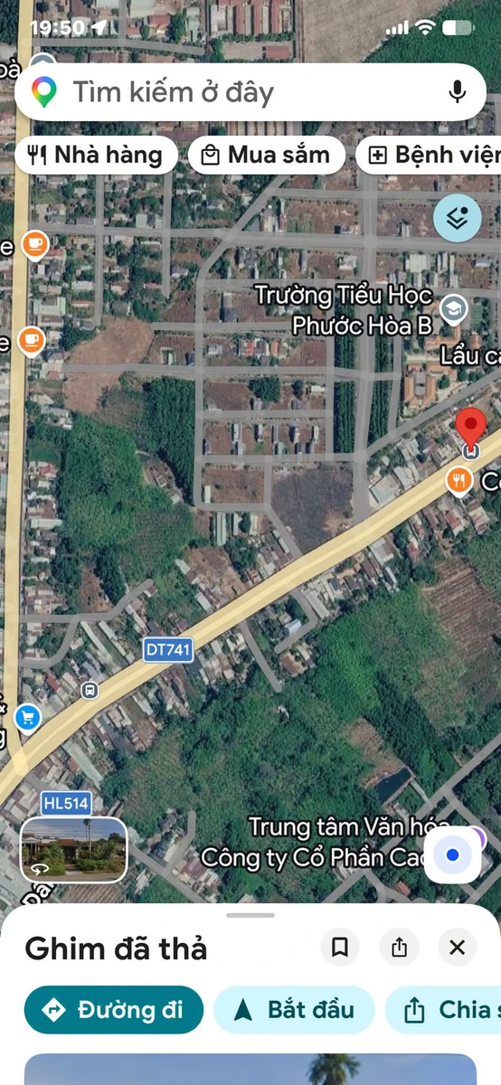 Bán đất nền Phước Hoà Phú Giáo 2,5 tỷ gần trường học - Ảnh 1