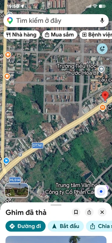 Bán đất nền Phước Hoà Phú Giáo 2,5 tỷ gần trường học
