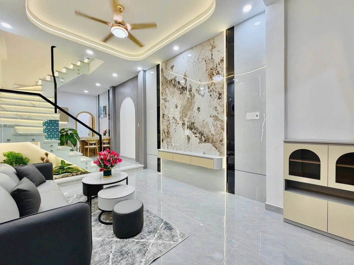 Bán nhà 1 trệt 2 lầu 42m2 đường số 4 An Hội Đông, Gò Vấp, giá 5,49 tỷ - Ảnh thu nhỏ 4