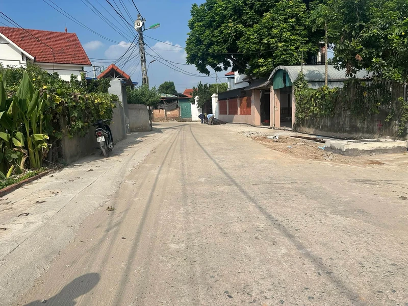 Bán đất lô góc 91,8m2 mặt tiền 5,1m tại Xuân Lễ, Tân Dân, Sóc Sơn, Hà Nội