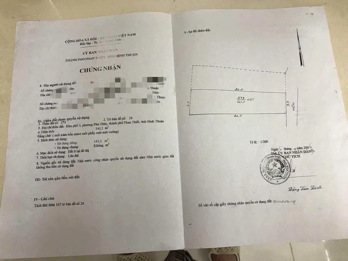 Bán đất thổ cư 141m2 Phú Thủy, Phan Thiết, Bình Thuận - Ảnh thu nhỏ 2