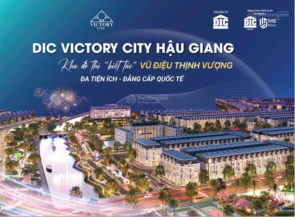Bán đất nền dự án DIC Victory City, 11,7triệu/m2, 95m2 tại TP. Vị Thanh, Hậu Giang, sổ hồng từng lô - Ảnh thu nhỏ 2