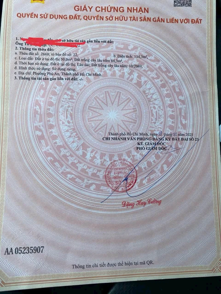 Bán đất ngang 6m Phú An, Bình Dương 1 tỷ 150 - Ảnh 1