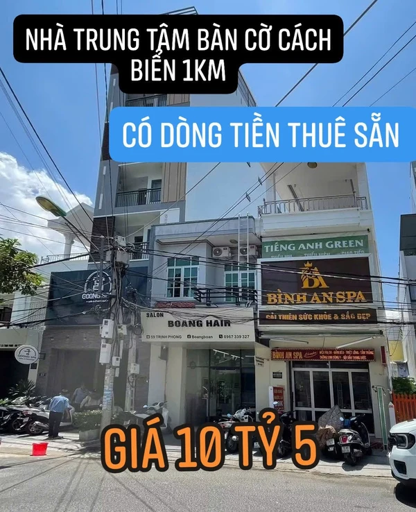 Bán nhà mặt tiền đường Trịnh Phong 115m² Nha Trang 10,5 tỷ