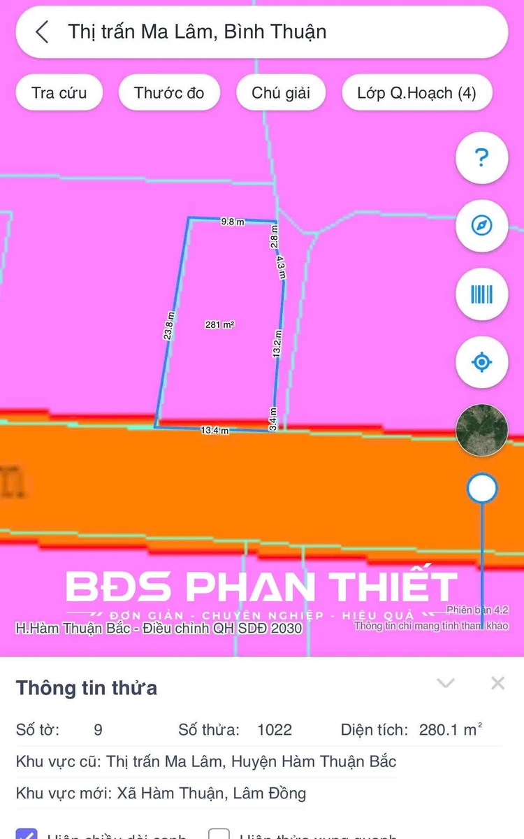 Bán đất mặt tiền Phan Bội Châu, 280 m2, 1.7 tỷ - Ảnh thu nhỏ 3