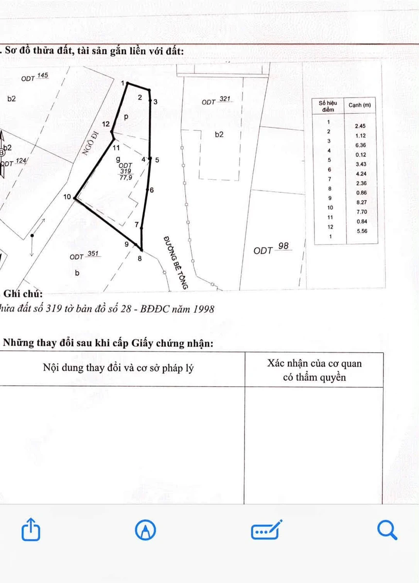 Bán đất 78m² Phường Cao Thắng, 2,2 tỷ - Ảnh thu nhỏ 2