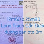Bán đất Long Trạch Cần Dước 300m² 2 tỷ 50 - Ảnh thu nhỏ 1