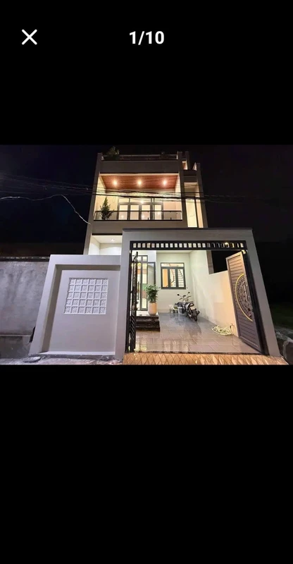 Bán nhà 1 trệt 2 lầu 3 PN 66m2 Bình Dương