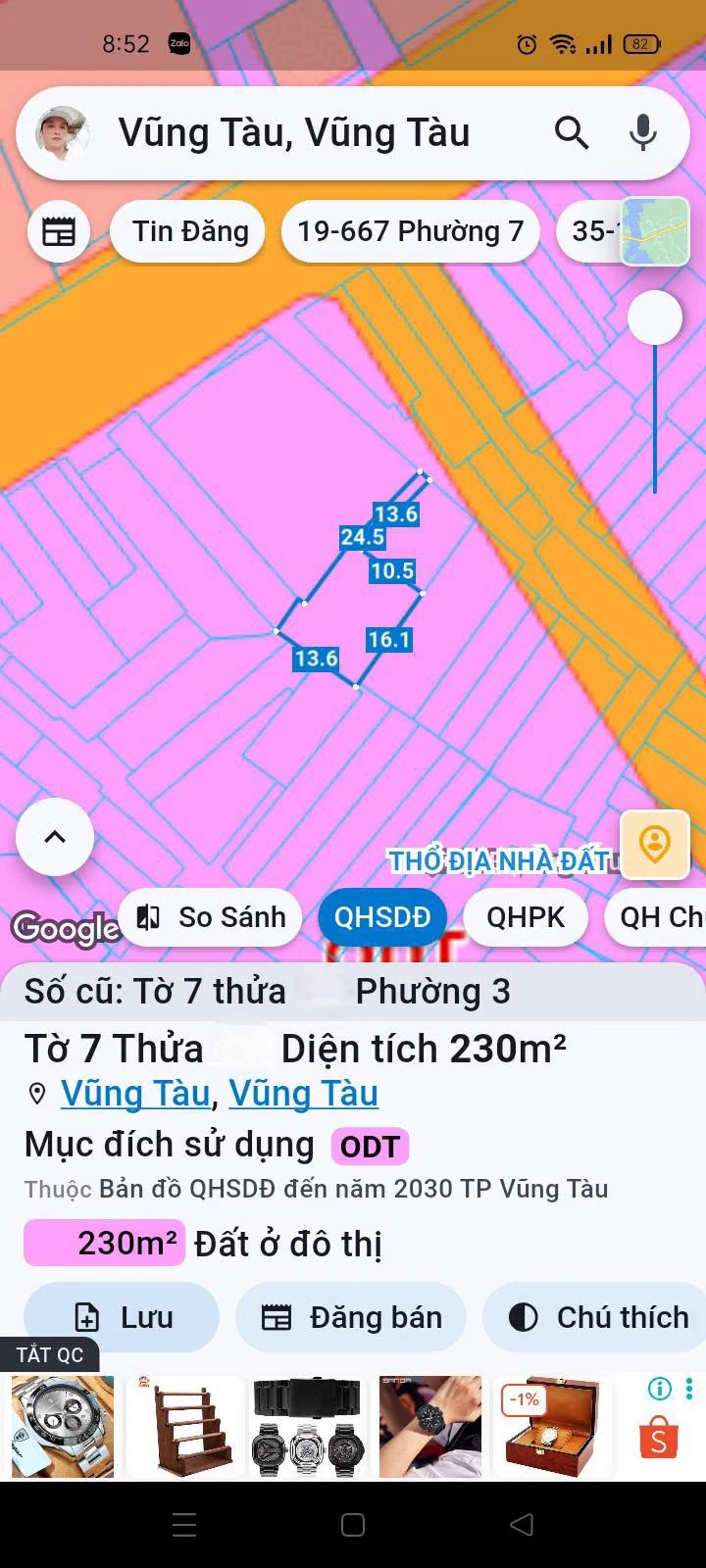 Bán đất mặt tiền hẻm ô tô 355m2 Phường 3 Vũng Tàu - Ảnh 1