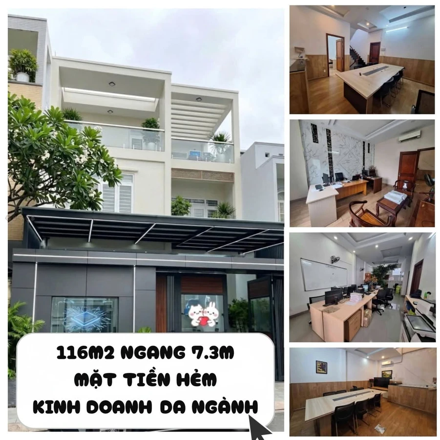 Bán nhà 3 tầng 116.8m2 ngang 7.3m đường Lý Tế Xuyên, Hiệp Bình, Thủ Đức giá 8 tỷ - Ảnh 1