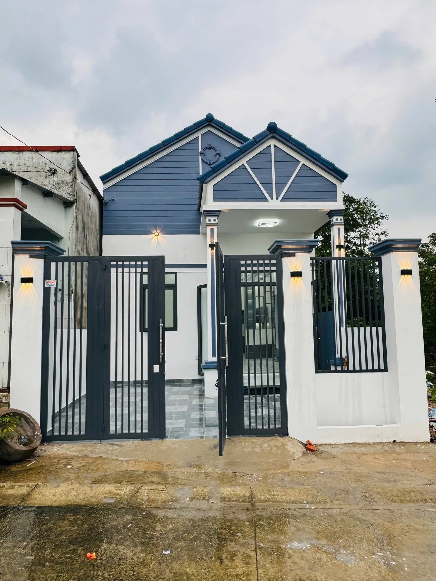 Nhà cấp 4 mái thái 116m2, 2 PN, Bến Cát - Ảnh 1