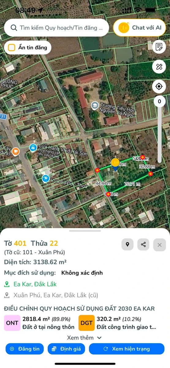 Bán đất 16x35x180m Xuân Phú Bình Chánh, 1 tỷ - Ảnh 1