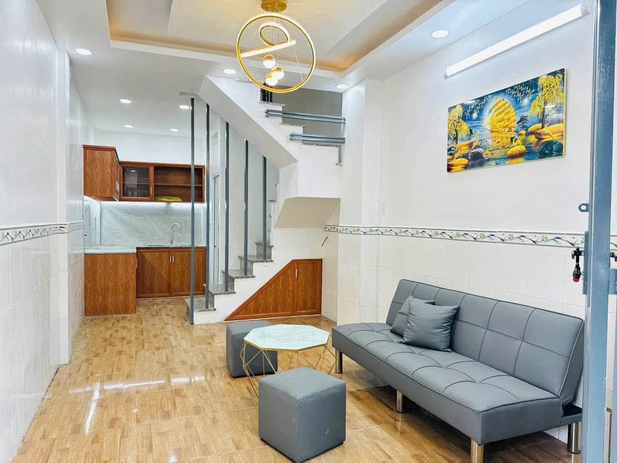 Bán nhà 2 phòng ngủ 25.6m² Thạnh Lộc Quận 12 - Ảnh 1