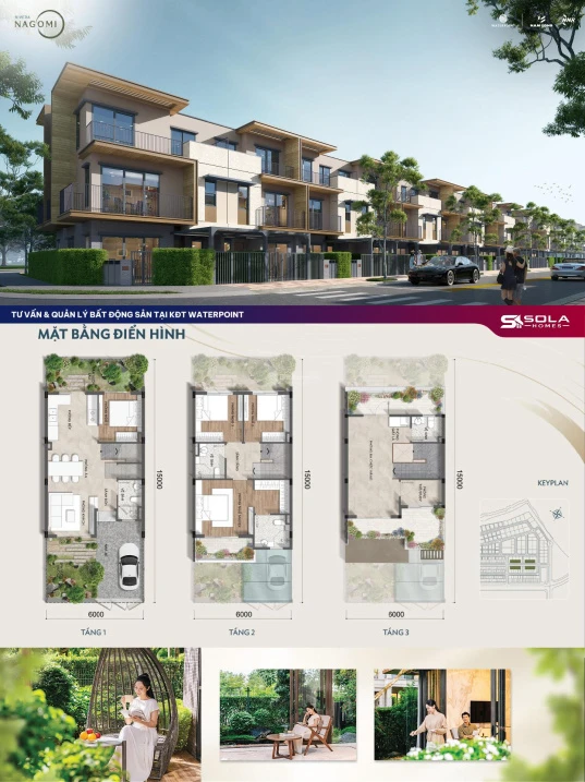 NHÀ PHỐ 3 TẦNG RIVERA NAGOMI 5,2 TỶ - HƯỚNG ĐÔNG NAM | THANH TOÁN GIÃN 24TH, 3 NĂM MIỄN PHÍ QUẢN LÝ - Ảnh thu nhỏ 2