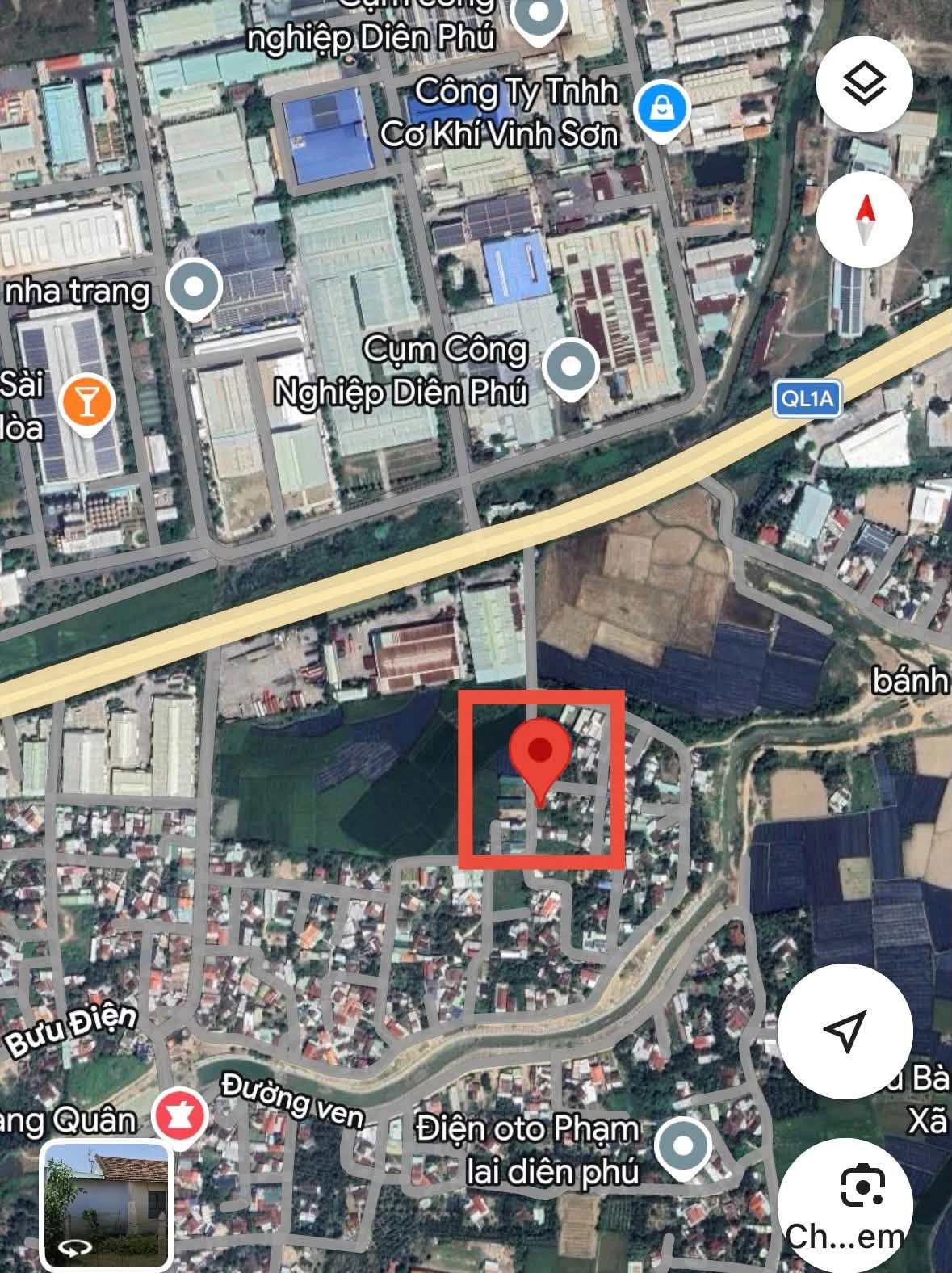 Bán đất Khánh Hòa 129,6m2 giá 1 tỷ 290 triệu gần KCN Diên Phú - Ảnh 1