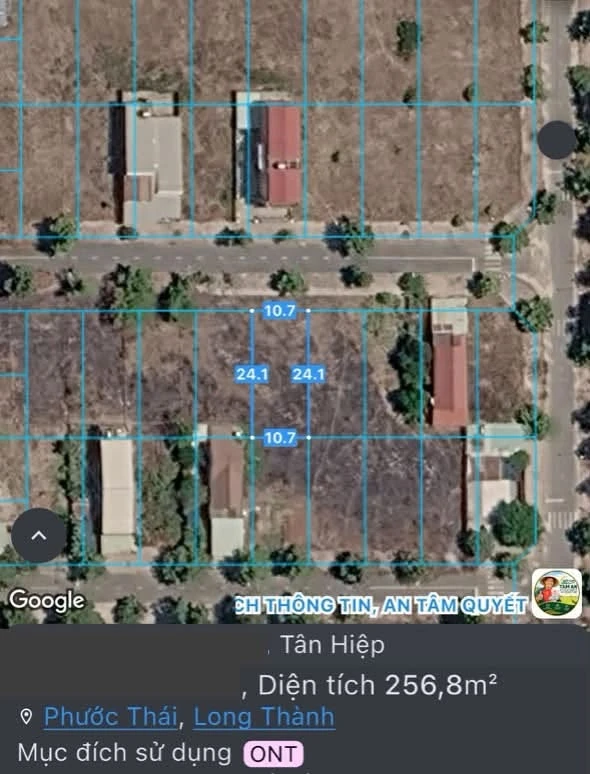 Bán đất thổ cư 256.8m2 gần ĐH Y Dược, Bình Dương - Ảnh thu nhỏ 2