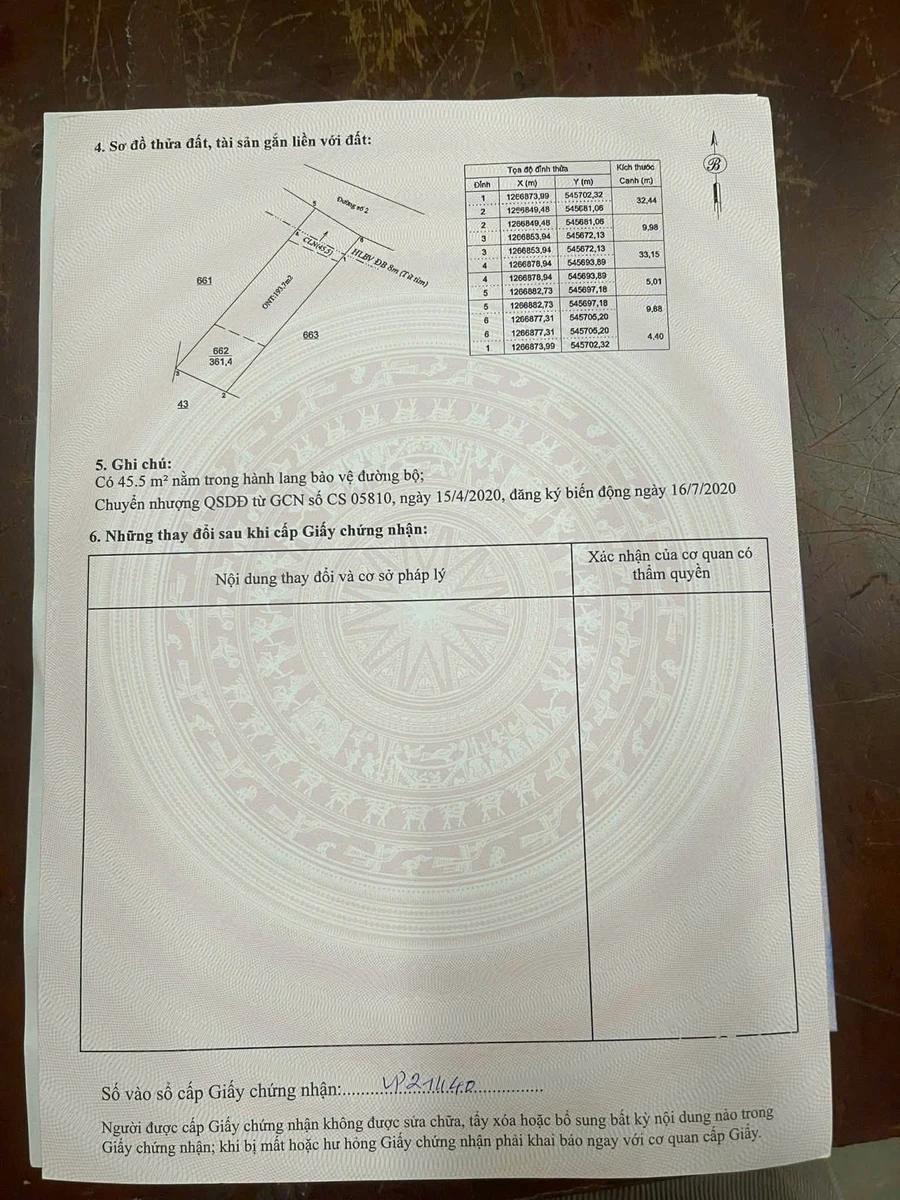 Bán đất THỔ CƯ 193m2 xây nhà trọ tại Nha Bích, 1 tỷ 2 - Ảnh thu nhỏ 5