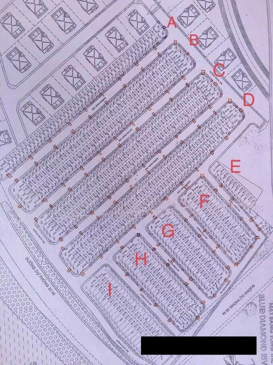 Bán đất nền lô A24 Blue Diamond 52m2, giá 1,96 tỷ, Quận 9 - Ảnh 1