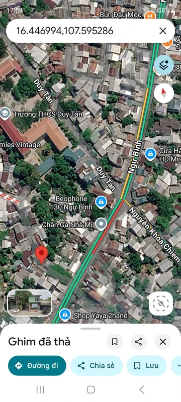 Bán đất Ngự Bình An Cựu Huế 192m2 1 tỷ 750 triệu