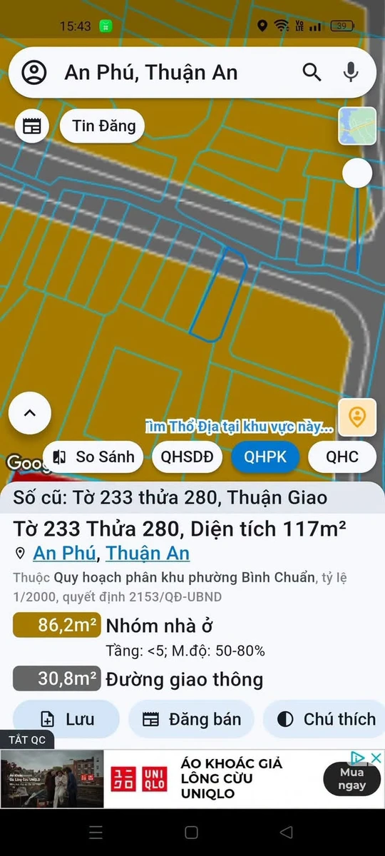 Bán đất 117m² tặng nhà cấp bốn ở Thuận An Bình Dương - Ảnh thu nhỏ 5