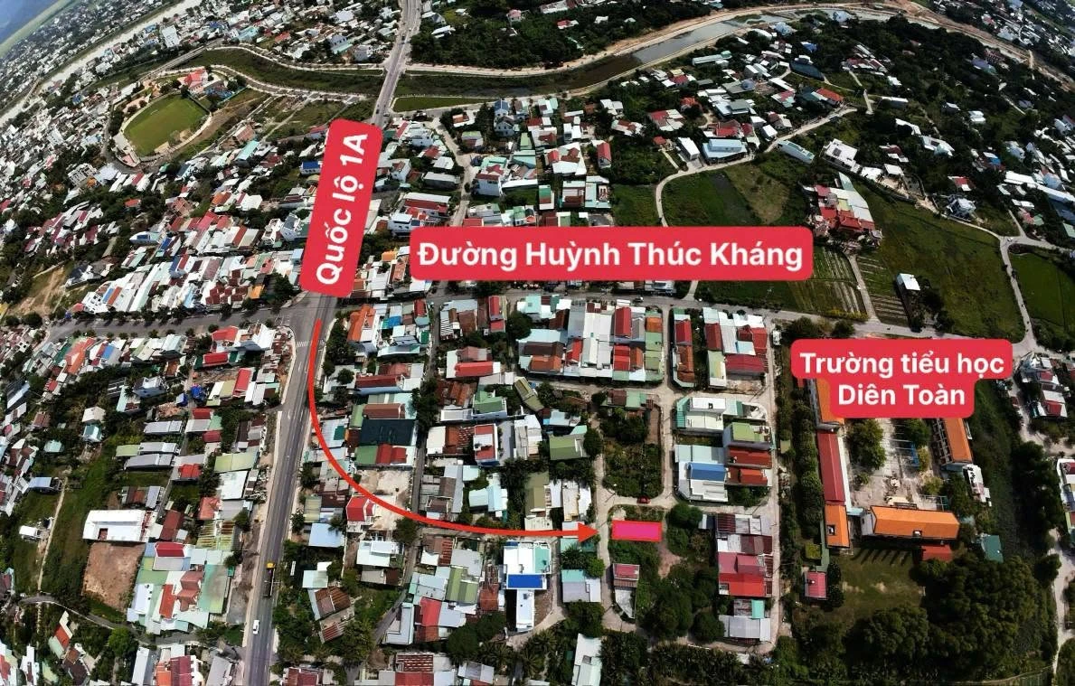 Bán đất thổ cư Diên Toàn 123m² gần Nha Trang - Ảnh thu nhỏ 2