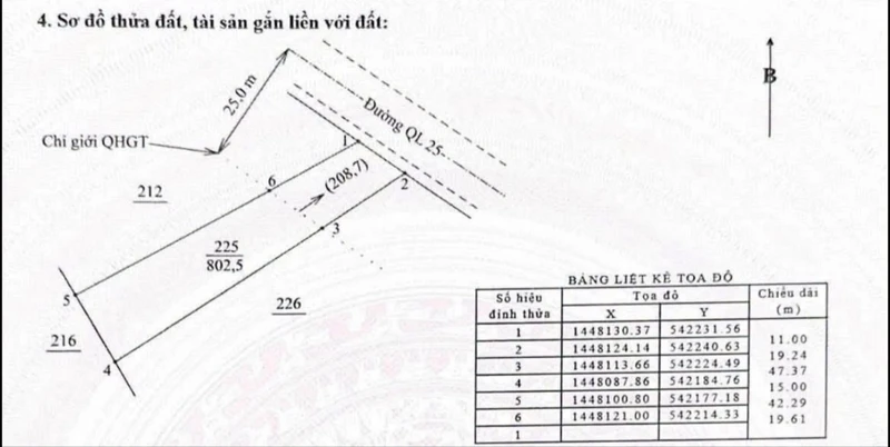 Bán đất mặt tiền QL25 Suối Trai Đắk Lắk 800m² giá 8xx triệu