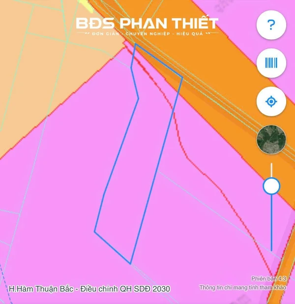 Bán đất CLN Bình Thuận 1.728 m² 1,38 tỷ