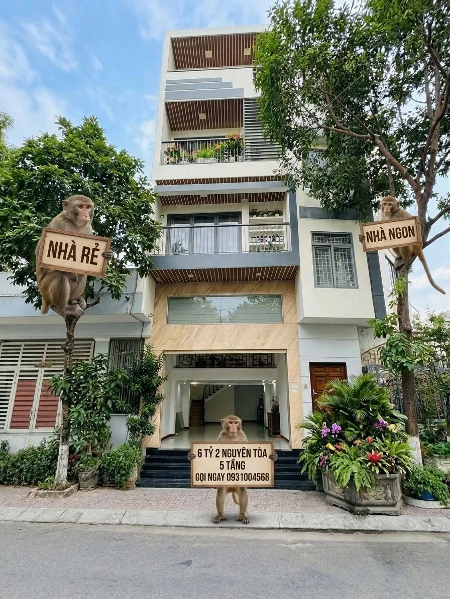 Bán nhà 5 tầng 91.3m² mặt tiền Trường Sơn gần biển Nha Trang - Ảnh 1