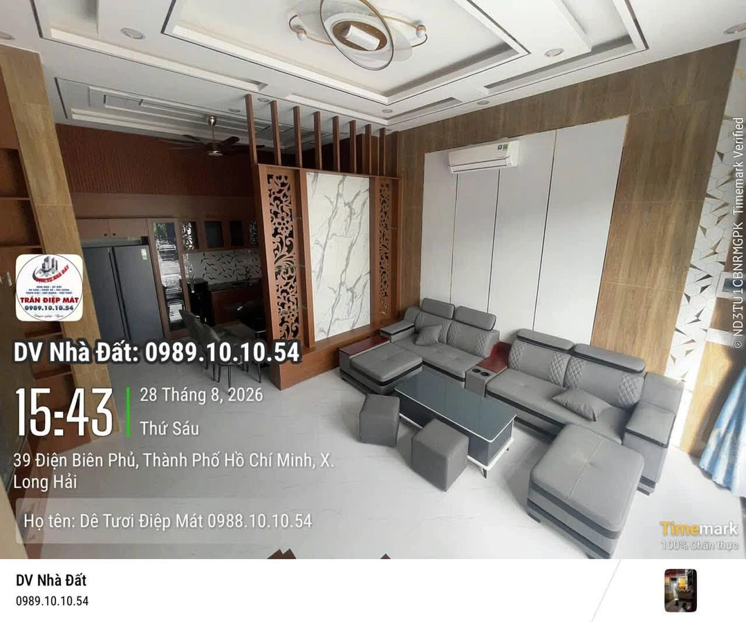 Bán nhà 1 trệt 1 lầu mặt tiền Điện Biên Phủ, Long Hải, 4PN, giá 5,475 tỷ - Ảnh thu nhỏ 4