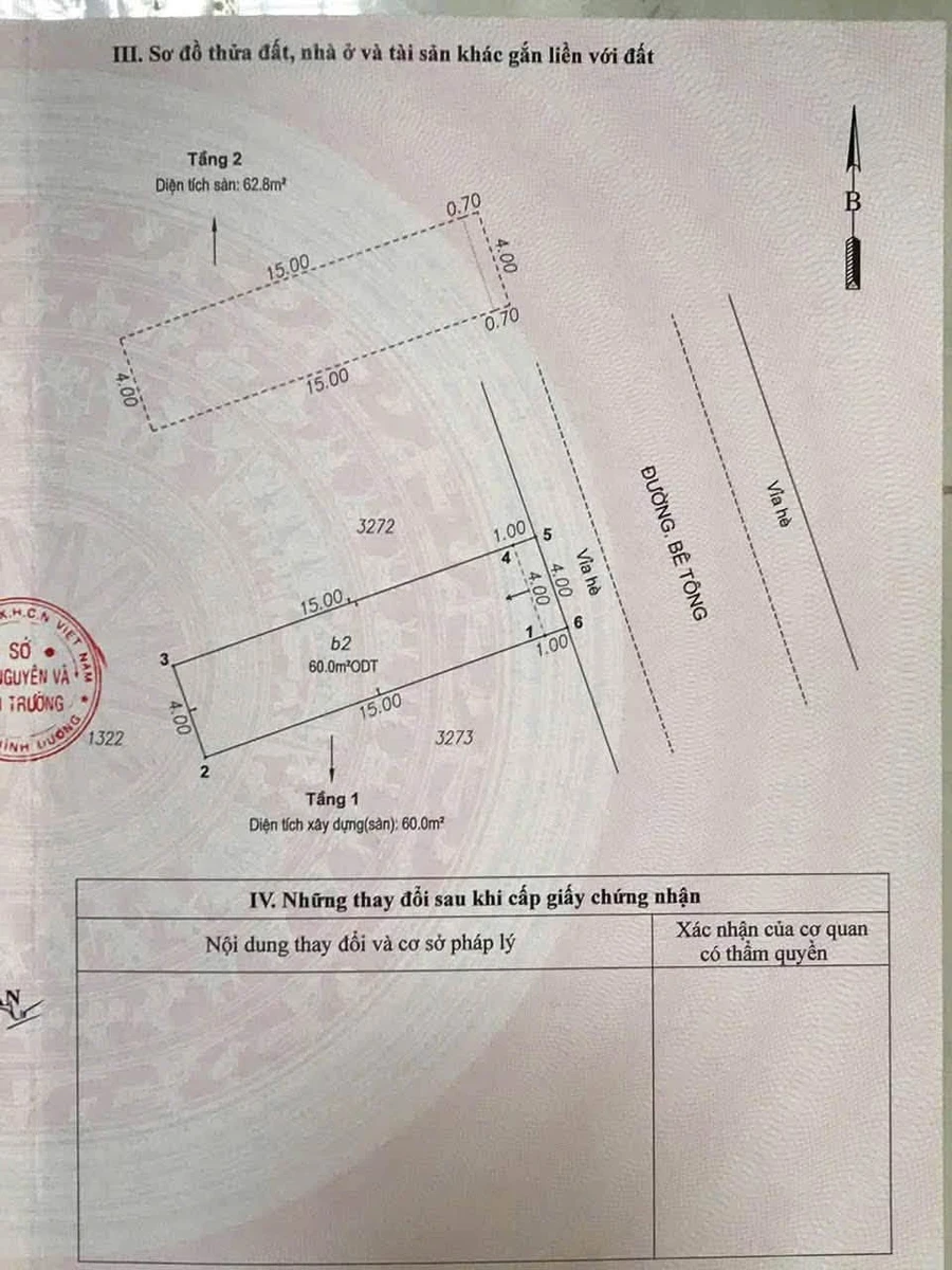 Bán nhà 2 tầng 3PN 64m2 mới ở ngay Tân Đông Hiệp Dĩ An - Ảnh thu nhỏ 2