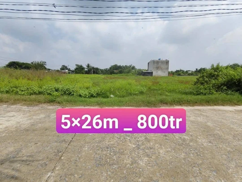 Bán đất thổ cư 5x26m SHR giá 800 triệu tại Mỹ Hạnh Nam, Đức Hòa, Long An