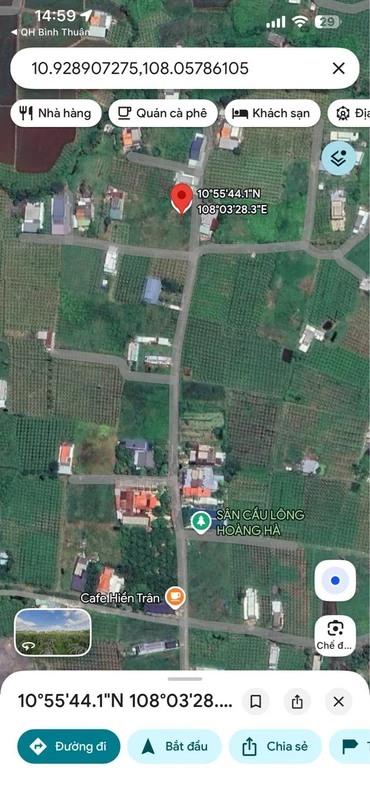 Bán đất vườn 500m² Phú Mỹ Phan Thiết 750 triệu