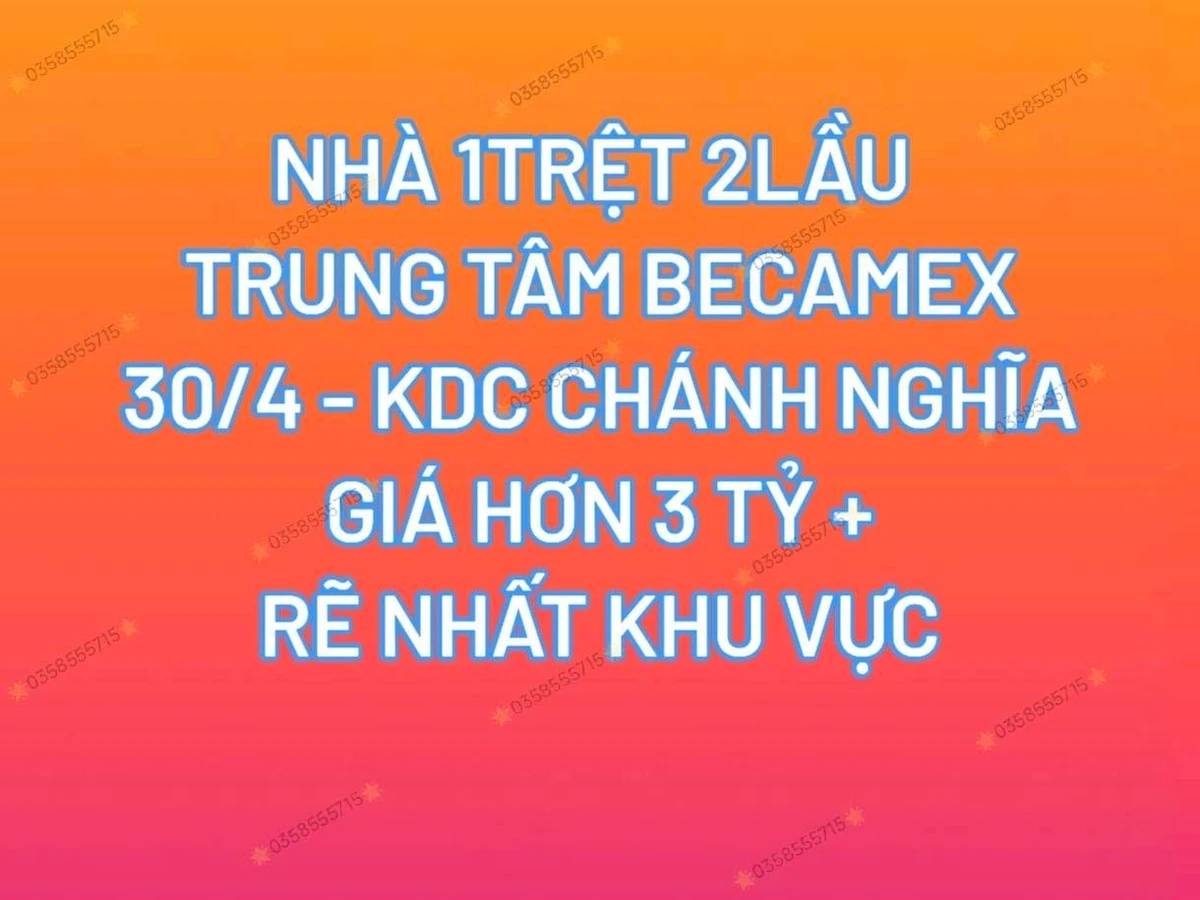 Bán nhà 83m² 4 phòng ngủ Thủ Dầu Một, Bình Dương - Ảnh 1
