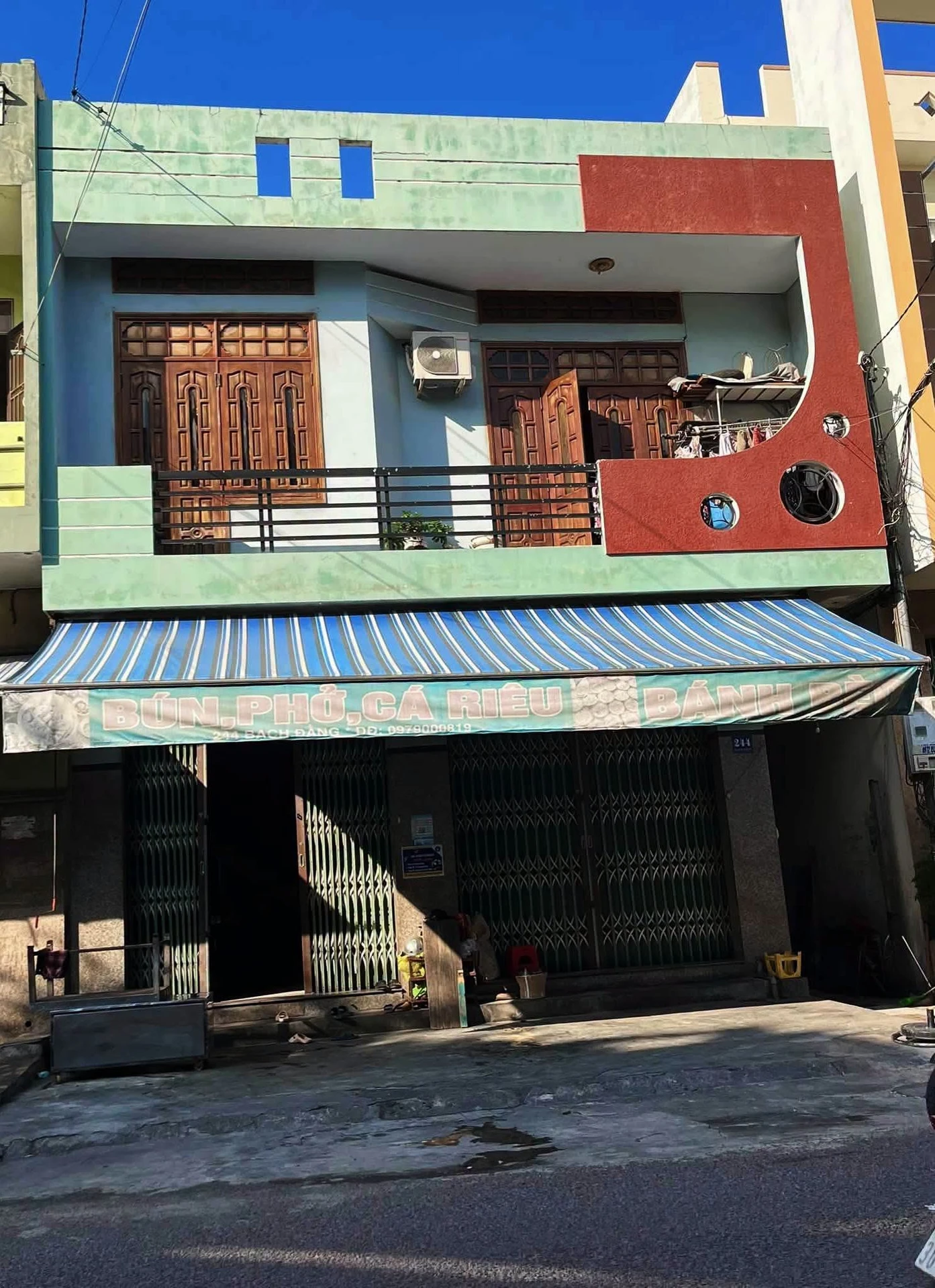 Bán nhà mặt tiền Bạch Đằng Quy Nhơn 80m² - Ảnh 1