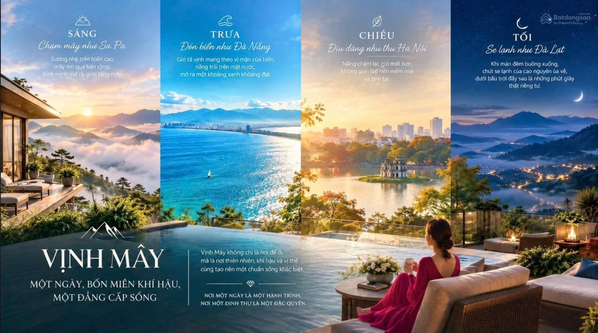 Biệt thự sườn đồi view trực diện vịnh biển Nam Chơn Đà Nẵng, áp voucher 30%, CK 13%/năm, sổ lâu dài - Ảnh 1