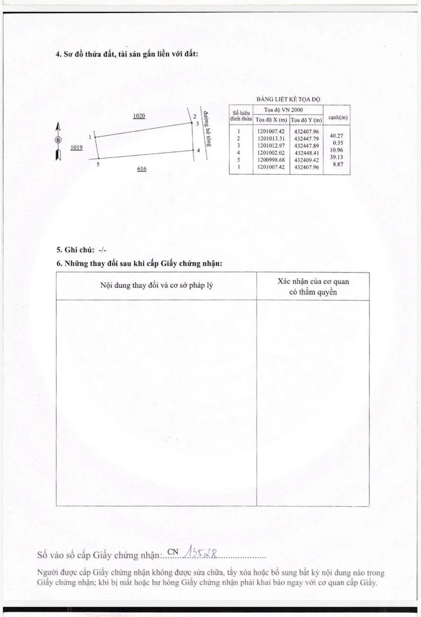 Bán đất Hóc Môn 400m2 giá 445 triệu - Ảnh 1