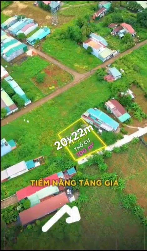 Bán đất nền 440m² Buôn Ma Thuột Đắk Lắk 1 tỷ 550 triệu