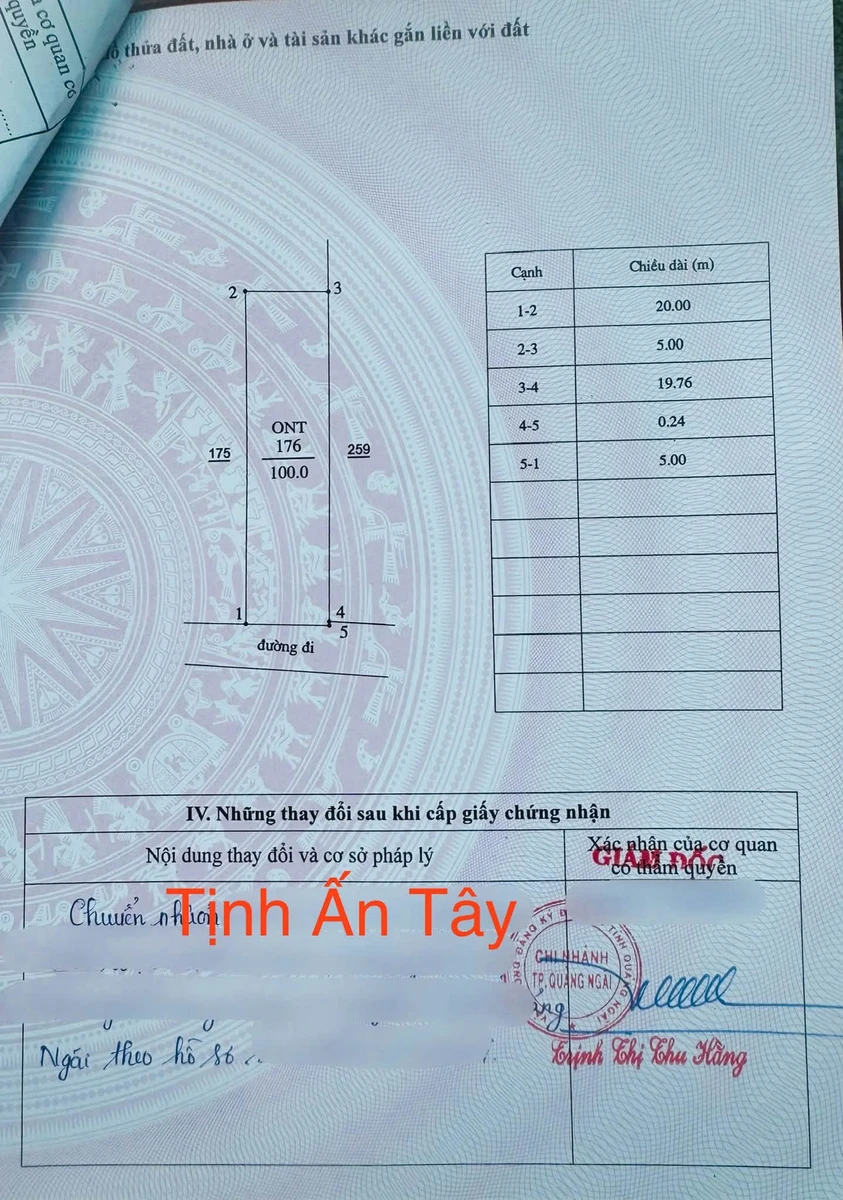 Bán lô đất Tịnh Ấn Tây 100m² Hóc Môn, gần cầu Thạch Bích - Ảnh 1