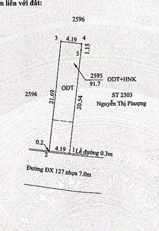 Bán đất DX127 Tân An 91m² giá 1 tỷ