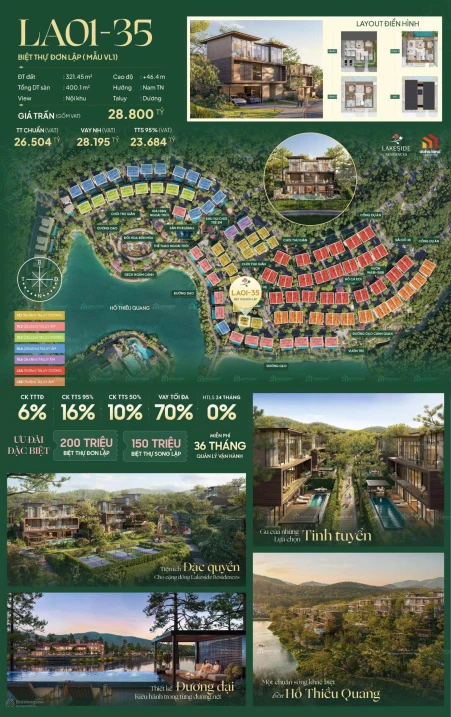 Biệt thự đơn lập view hồ Thiều Quang sở hữu 2 mặt thoáng đắt giá - Ảnh thu nhỏ 5