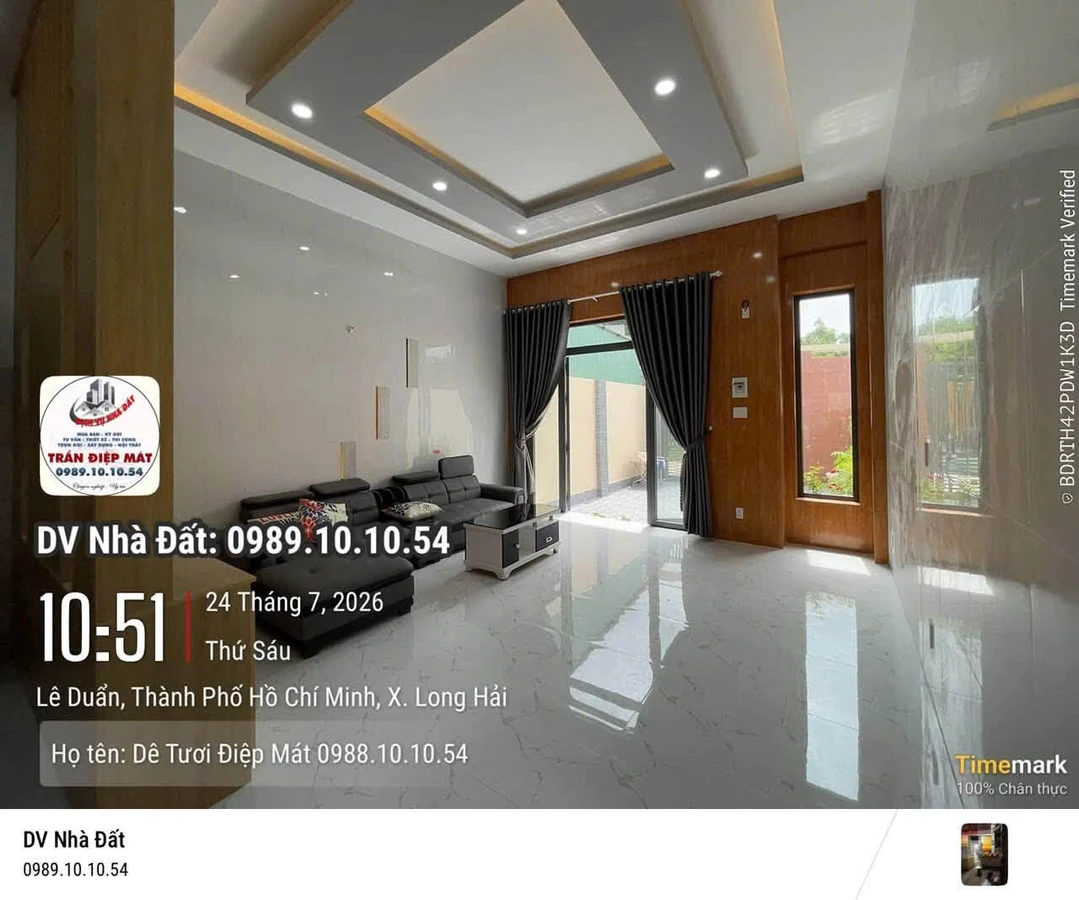 Bán nhà cấp 4 Long Hải 100m², 2 phòng ngủ, 2 tỷ 492 triệu - Ảnh thu nhỏ 5
