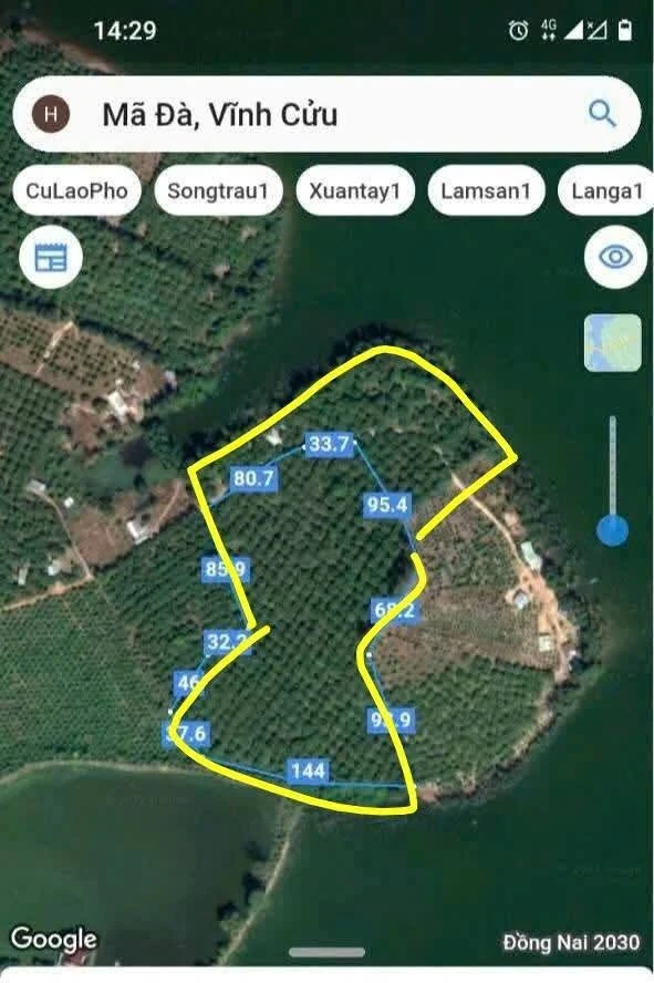 Bán đất vườn 3,3 hecta giáp Hồ Trị An, Đồng Nai - Ảnh thu nhỏ 5