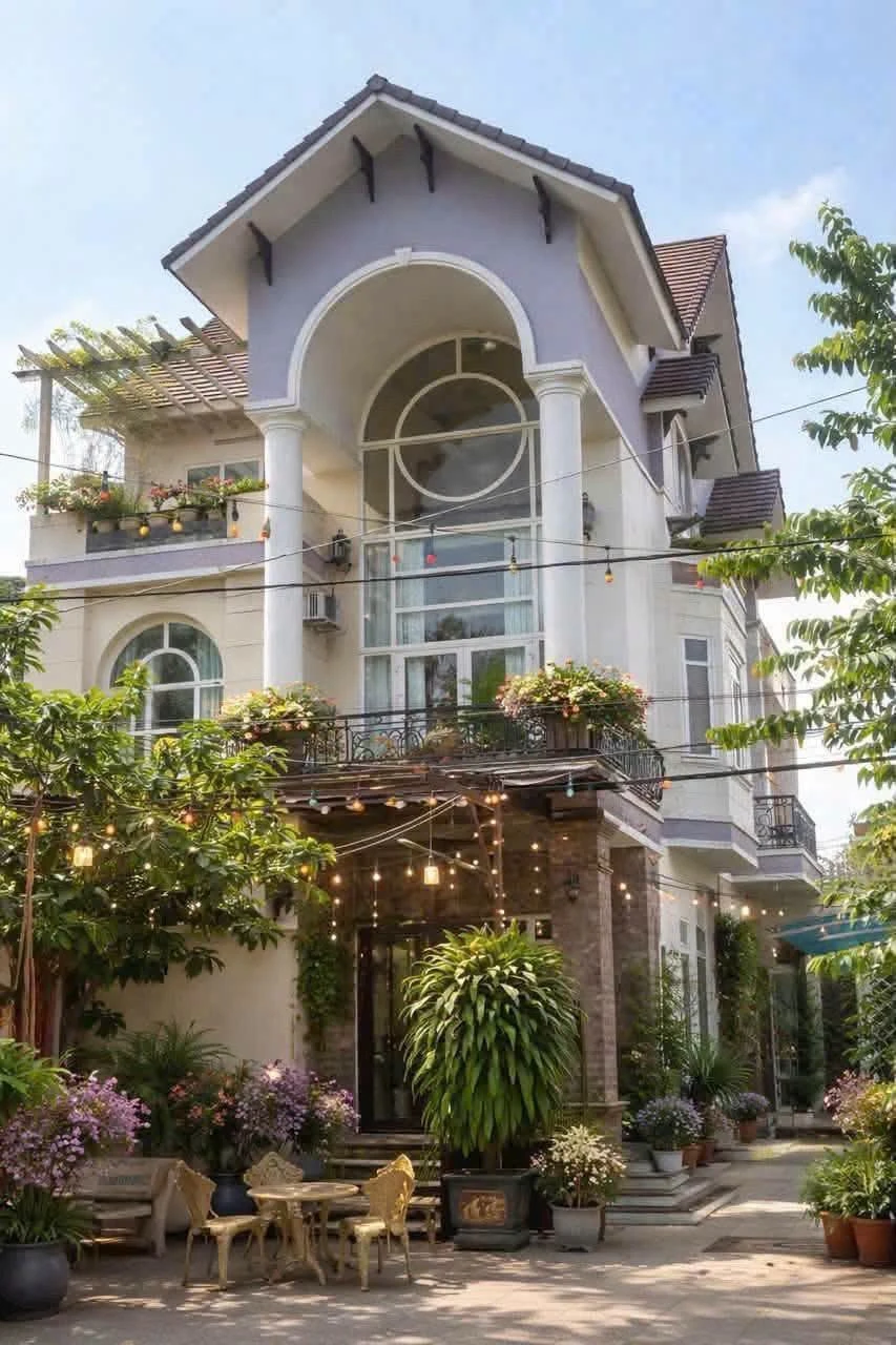 Biệt thự 1 trệt 2 lầu, 285m², 3 PN, thang máy, Trảng Dài, Biên Hòa - Ảnh 1