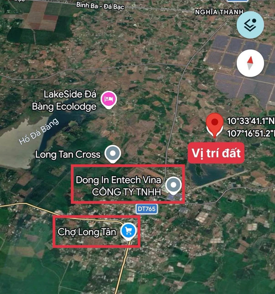Bán lô góc hai mặt tiền 475m² Long Tân, giá 950 triệu - Ảnh thu nhỏ 5